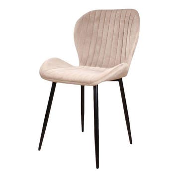 DS4U - Giulia eetkamerstoel - Set van 6 - Champagne -, Huis en Inrichting, Stoelen, Ophalen of Verzenden, Nieuw