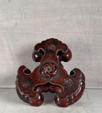 Figuur - Fine wood stand - massief hout - China