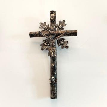 Crucifix - Zilver - 1850-1900, Antiek en Kunst