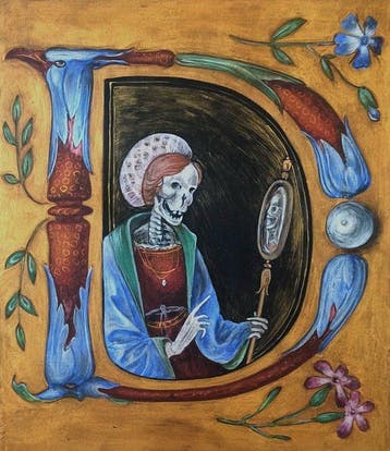 Italiaanse school (XX) - Vanitas - dal libro dore di