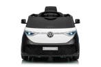 Kinderauto zwart, Volkswagen iD BUZZZ, 12V, RC, 1jr garantie, Ophalen of Verzenden, Nieuw