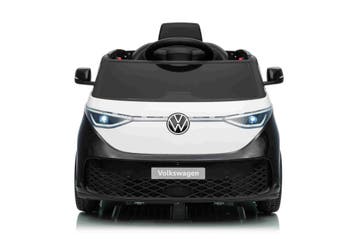 Kinderauto zwart, Volkswagen iD BUZZZ, 12V, RC, 1jr garantie, Ophalen of Verzenden, Nieuw