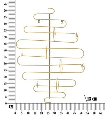 WAND FLESSENHOUDER ALID CM 53X13X72, Huis en Inrichting, Woonaccessoires | Wijnrekken, Ophalen of Verzenden, Nieuw