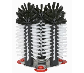 Spoelborstel aluminium voet 5-delig - 5x18cm, Verzenden