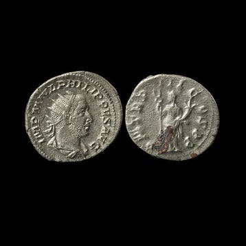 Oud-Romeins, Keizerrijk Romeinse munt van Filippus I de
