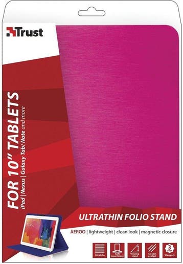 Trust Aeroo 10" tablets Hoes - Roze, Verzenden, Nieuw