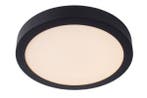 Lucide BRICE-LED - Badkamerlamp zwart 30cm rond dimbaar, Verzenden, Nieuw, Trendy verlichting