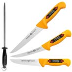 Eikaso Solingen Professionele 4-delige Messenset – Slager., Huis en Inrichting, Keuken | Bestek, Ophalen of Verzenden, Nieuw, Kunststof
