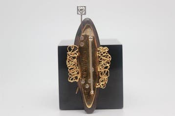 Broche - 18 karaat Geel goud - Designer Italia