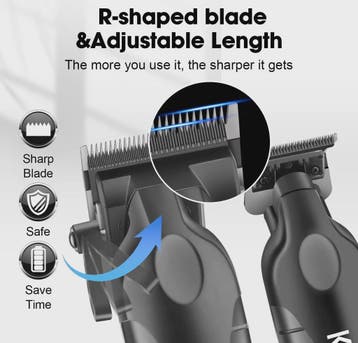Kemei Professionele Heren Trimmer Kit - Elektrische Baard- e, Verzenden, Nieuw