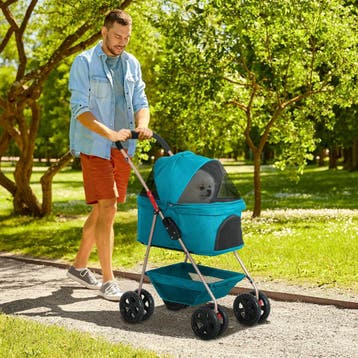 TRUUSK 3-in-1 Hondenwagen en Kattenbuggy - Opvouwbaar - Tran, Verzenden, Nieuw