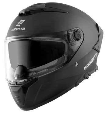 Bogotto FF118 Mat Zwart Integraalhelm, Motoren, Nieuw met kaartje, Overige merken, Heren, Verzenden