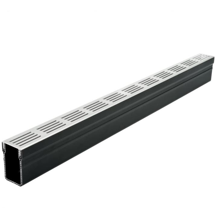 ACO Slimline lijngoot inclusief blank aluminium design, Doe-het-zelf en Verbouw, Overige Doe-het-zelf en Verbouw, Ophalen of Verzenden