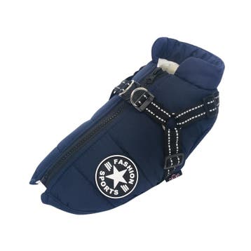 Warme  Hondenjas Navy (Jassen, Hondenkleding), Ophalen of Verzenden, Nieuw, Hondenjas