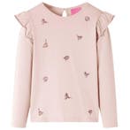 vidaXL Kindershirt met lange mouwen 116 roze, Verzenden, Nieuw