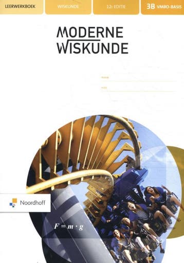 Moderne Wiskunde vmbo b 3b leerwerkboek 9789001884888, Boeken, Zo goed als nieuw