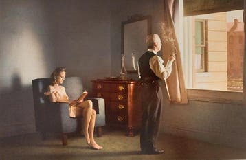 Richard Tuschman (1956) - Hotel by Railroad - tirage rare