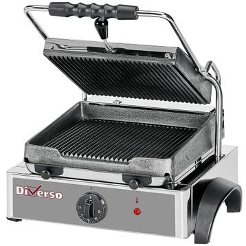 Paninigrill | Enkel | Gietijzer Gegroefd Oppervlak | 230v |, Ophalen of Verzenden, Nieuw in verpakking