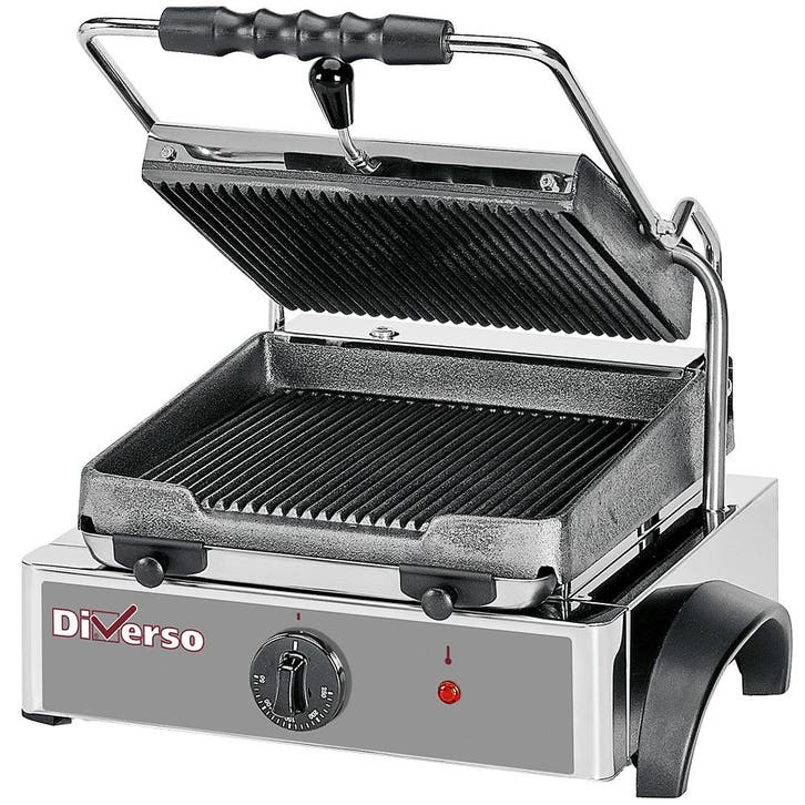 Paninigrill | Enkel | Gietijzer Gegroefd Oppervlak | 230v |, Zakelijke goederen, Horeca | Keukenapparatuur, Nieuw in verpakking