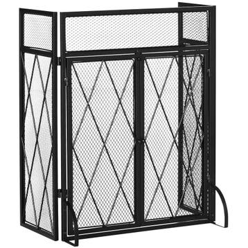 Funkenschutzgitter Funkenschutz, Klappbar, 3-teilig, 120 Cm, Verzenden, Nieuw