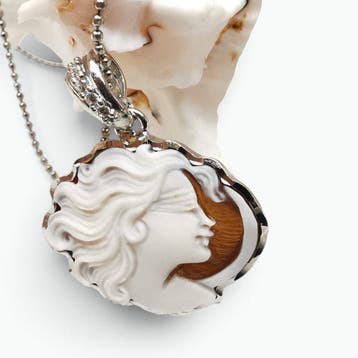 Zilver - Ketting met hanger - Italiaans vakmanschap