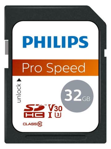 Philips | SDHC | 32 GB | UHS-I | U3, Verzenden, Nieuw