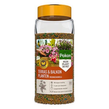 Terras & balkon plantenvoeding | Pokon | 800 gram, Verzenden, Nieuw