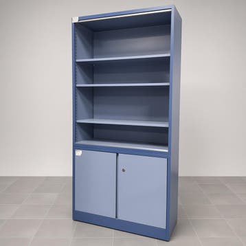 Ahrend vintage metalen 2-delige kast - 200x100x40 cm, Ophalen of Verzenden, Nieuw