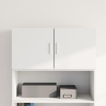 vidaXL Wandkast 80x42,5x40 cm bewerkt hout wit, Verzenden, Nieuw, 50 tot 100 cm, Minder dan 100 cm