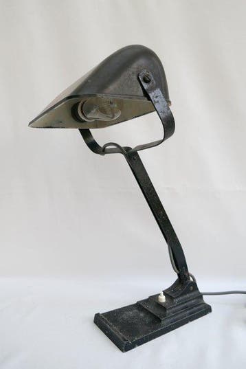 Erpé - Bureaulamp - Metaal, Bakeliet - Bureaulamp, Antiek en Kunst