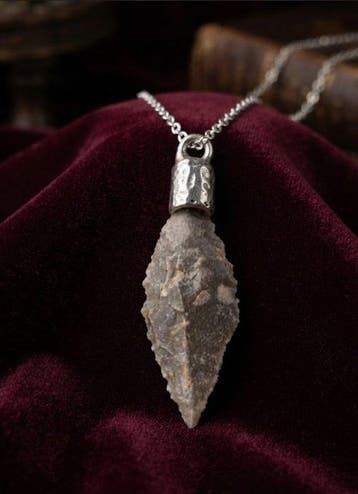 Musteriense Vuursteen Arrowhead (Zonder minimumprijs), Sieraden, Tassen en Uiterlijk, Antieke sieraden