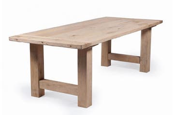 Eettafel Mila - geheel massief eiken, Nieuw