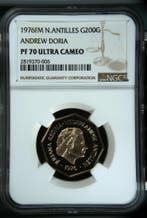 Gouden 200 Gulden 1976 Andrew Doria Proof, Verzenden, Losse munt, Goud