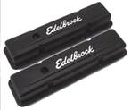Chevrolet SB Klepdeksels  edelbrock zwart, Ophalen of Verzenden, Nieuw