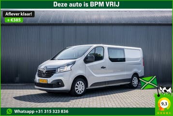 Renault Trafic L2H1 | Financial Lease voor 272 p/mnd, Stof, Gebruikt, Overige carrosserieën, 360° camera