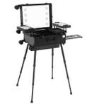 Make-upkoffer met Spiegel en LED – Professioneel op Wielen, Verzenden, Nieuw