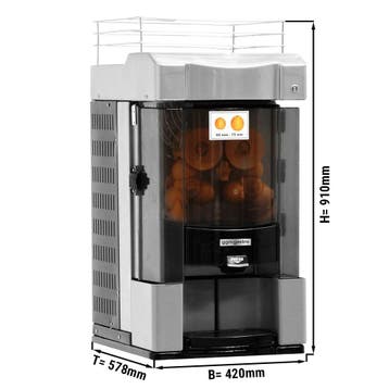 GGM Gastro | Automatische sinaasappelpers - 18 kg - Grijs |, Verzenden