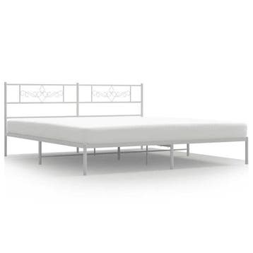 Tweepersoonsbed 180x200 - Wit Staal | Laatste Stuk!, Tweepersoons, Ophalen of Verzenden, Zo goed als nieuw, 180 cm