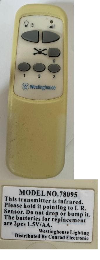 Afstandsbediening Westinghouse 78095, Ophalen of Verzenden, Nieuw, Origineel