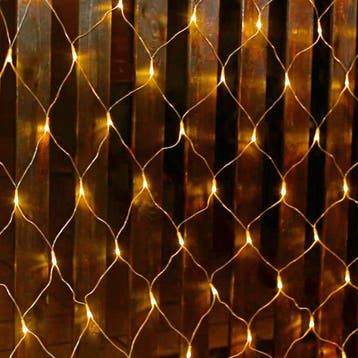 LED lichtnet kerst - 3 x 2 meter - warm wit - 204 leds, Ophalen of Verzenden, Nieuw
