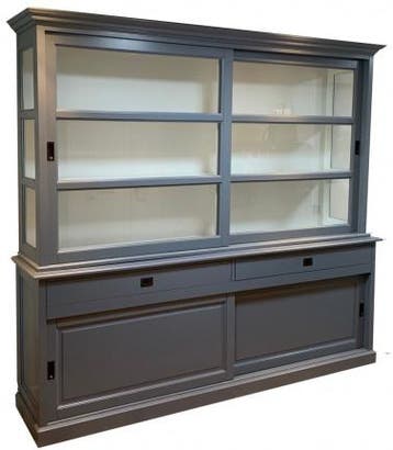 Buffetkast pelsgrijs - wit  Putten 240 x 220cm, Ophalen of Verzenden, Nieuw