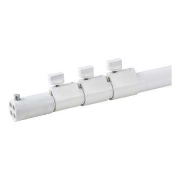 WENTEX® Pipe en Drape telescoop staander 180 – 500 cm – wit, Verzenden, Nieuw