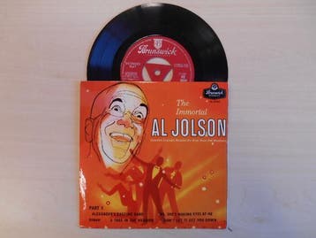 vinyl single 7 inch - Al Jolson - The Immortal Al Jolson..., Verzenden, Zo goed als nieuw, 7 inch, Pop