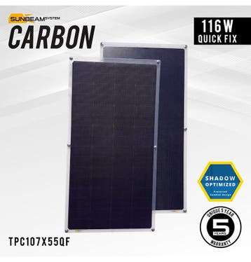 SUNBEAMsystem 116 Watt Carbon IQ Zonnepaneel, Ophalen of Verzenden, Nieuw