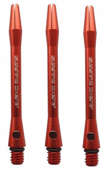 ABC Darts – Aluminium Shafts Rood – 3 sets (Dart Shafts), Ophalen of Verzenden, Nieuw, Shafts