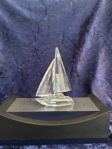 Swarovski - Beeldje - Sailboat - 183269 - Box + Certificate