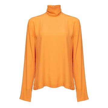 Pinko • oranje blouse Balda • 34 (IT40), Kleding | Dames, Pinko, Verzenden, Nieuw, Oranje