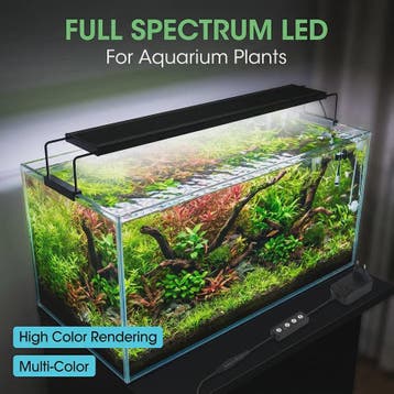 LED Aquarium Verlichting met Timer & Instelbare Helderheid -, Verzenden, Nieuw