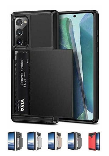 Galaxy Note 20 Ultra Slide Armor Hoesje Met Pashouder, Ophalen of Verzenden, Nieuw
