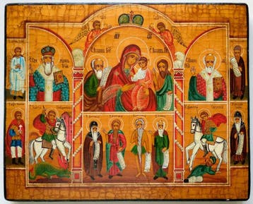Icoon - Russische orthodoxe icoon Comfort in Sorrows and